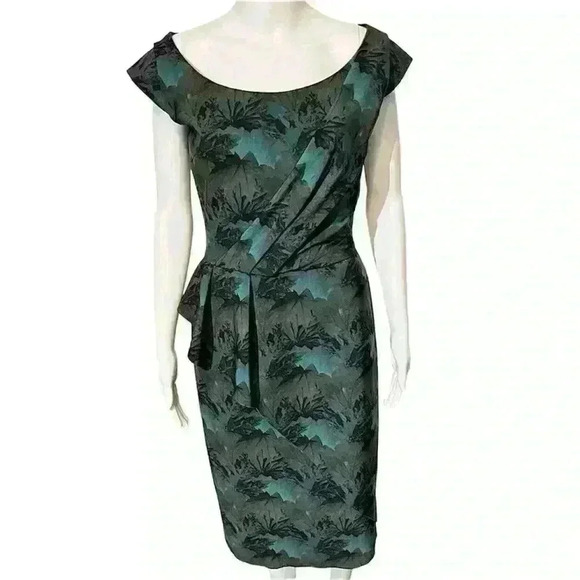 Chiara Boni La Petite Robe Phillida Floral Sheath Cocktail Dress Italy 46 - Picture 1 of 14